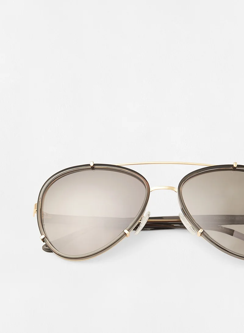 Donna Karan Women's Aviator Sunglasses