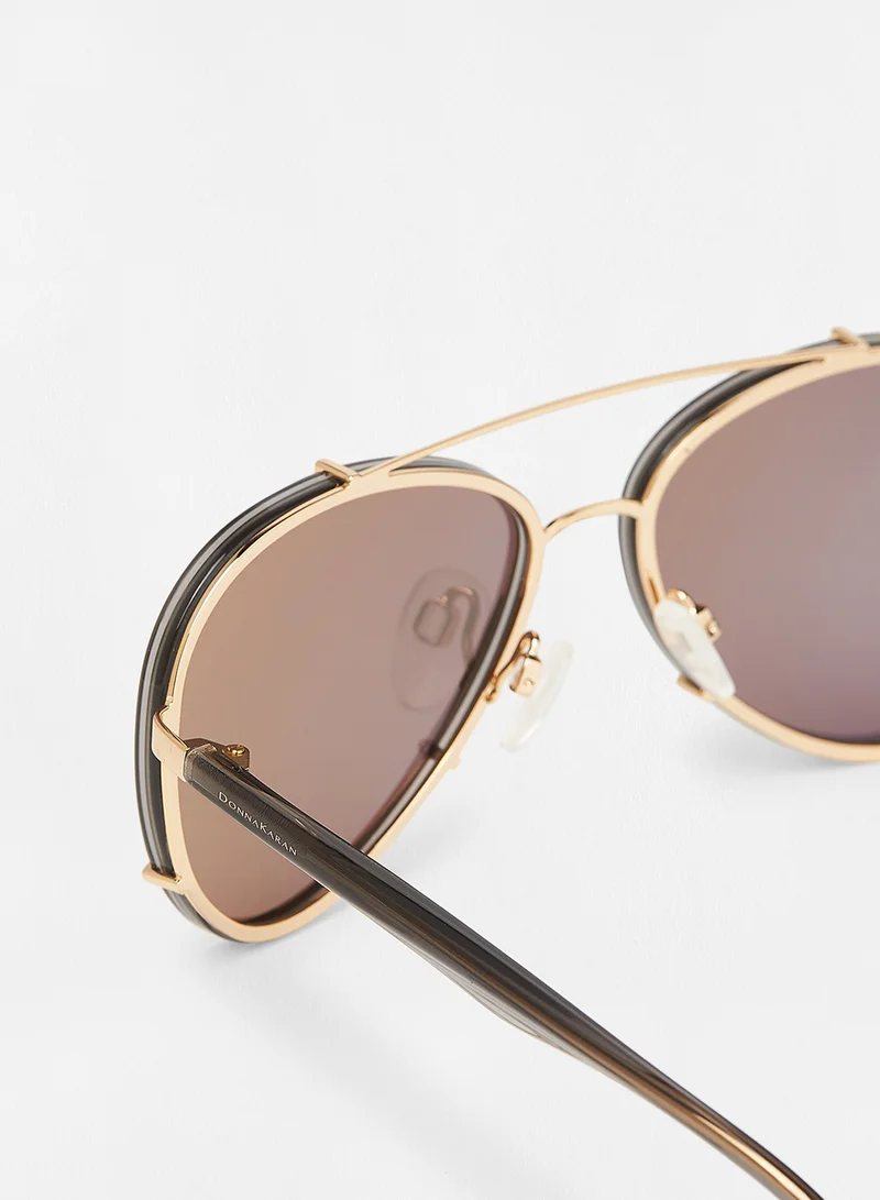 Donna Karan Women's Aviator Sunglasses