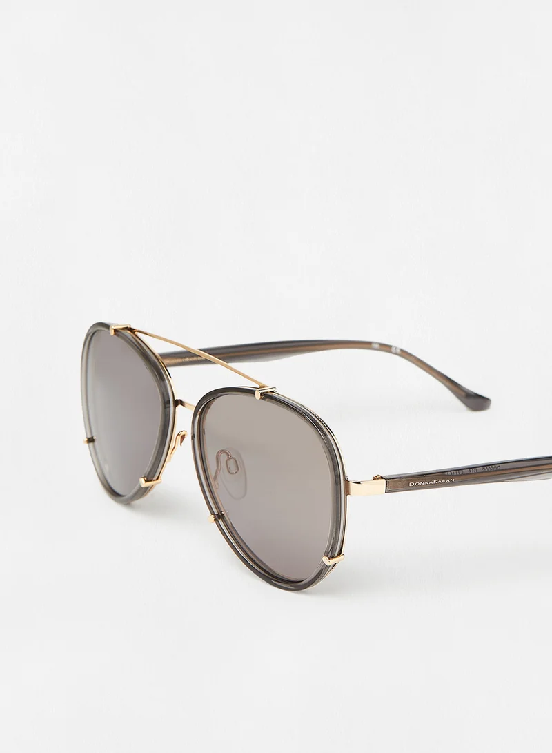 Donna Karan Women's Aviator Sunglasses