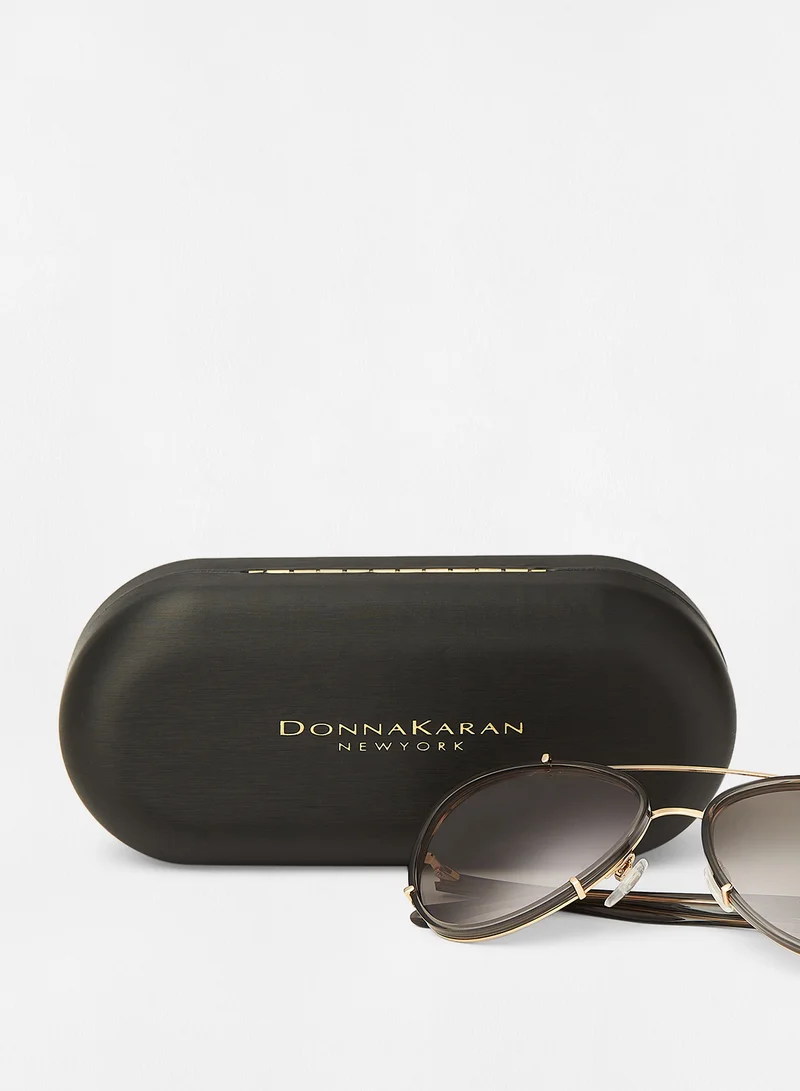 Donna Karan Women's Aviator Sunglasses