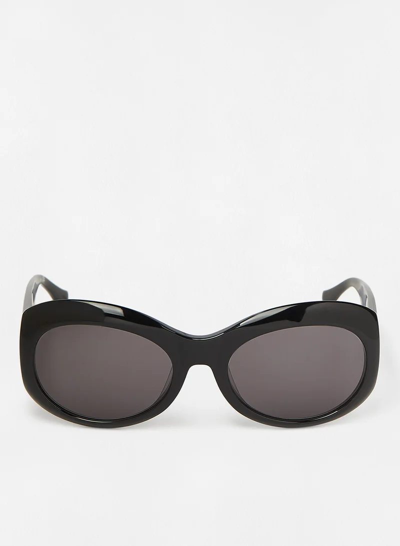 Donna Karan Oval Sunglasses