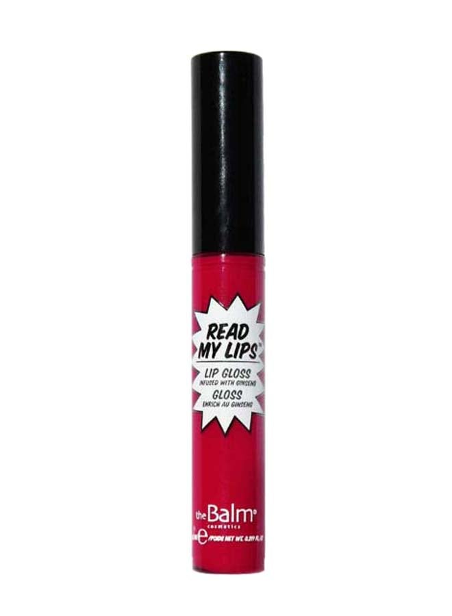 theBalm Read My Lips® Lip Gloss Infused With Ginseng Hubba Hubba! - Image 3