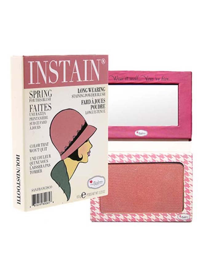 theBalm Instain Long-Wearing And Staining Blush Powder Houndstooth Powder  - Image 2