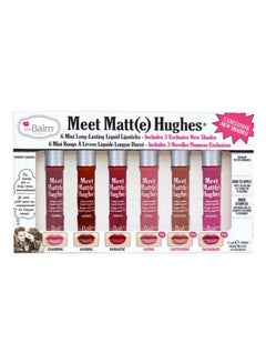 6-Piece Meet Matte Hughes Liquid Lipstick Set Multicolour - v1627653852/N21507159A_1