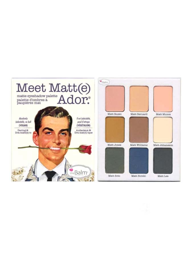 theBalm Meet Matt(e) Ador Eyeshadow Palette Matt Russo/Matt Bernard/Matt Munoz - Image 1