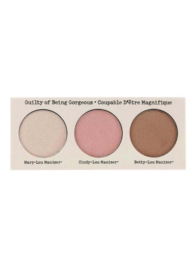 theBalm - The Manizer Sisters Bronzer Highlighter Palette Betty Lou Manizer, Cindy Lou Manizer, Mary Lou Manizer - Image 1