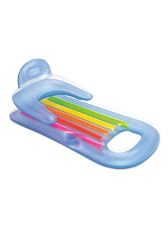 INTEX Inflatable Kool Swimming Pool Float Lounger With Comport Headrest For Summer 63x33.5inch  - Image 3
