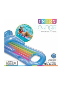 INTEX Inflatable Kool Swimming Pool Float Lounger With Comport Headrest For Summer 63x33.5inch  - Image 4