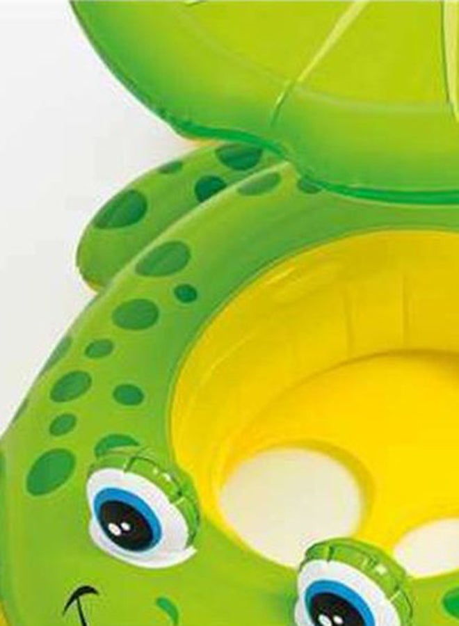 INTEX Froggy Friend Shaded Canopy Pool Floating Raft 119 x 79cm - Image 2