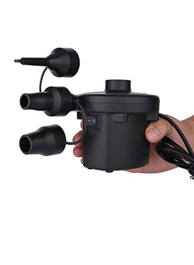 شامدول مضخة هواء كهربائية محمولة متعددة الأغراض ومتينة تعمل بالتيار المتردد مع 3 محولات تناسب جميع الأجهزة - Image 5
