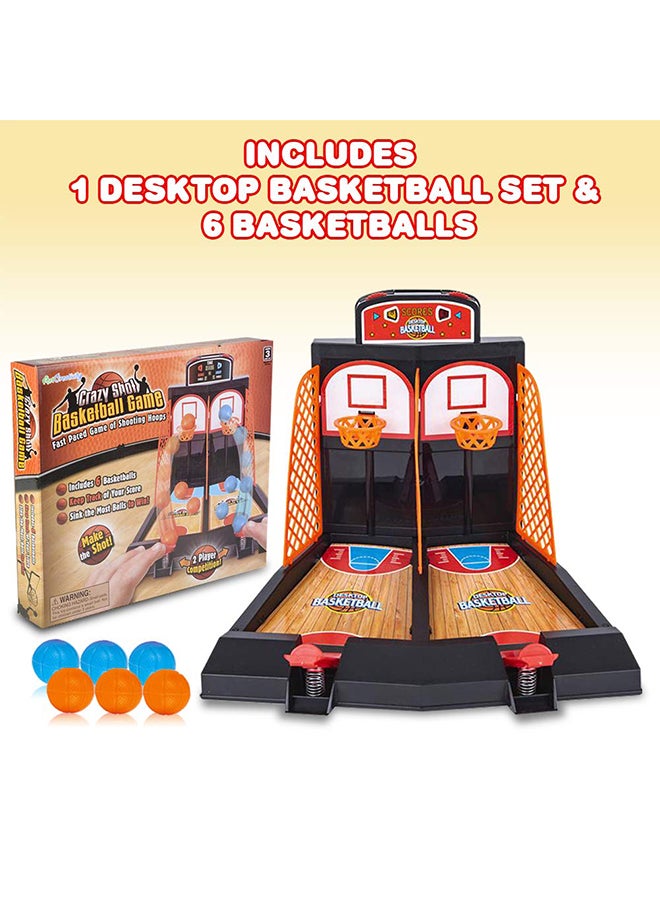 Maggift - Fine Craftsmanship Parent Child Interaction Shooting Basketball Tabletop Game Toy 9x8.7inch - Image 1