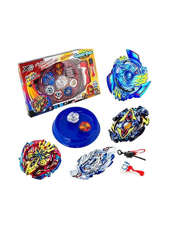 LEYAN Battle Burst Beyblade With 4D Launcher Grip And Arena Battling Tops Set For Kids 13x8.5x1.75inch  - Image 1