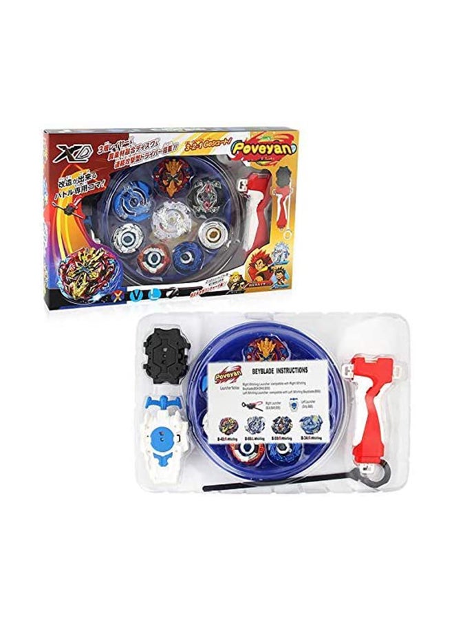 LEYAN Battle Burst Beyblade With 4D Launcher Grip And Arena Battling Tops Set For Kids 13x8.5x1.75inch  - Image 2