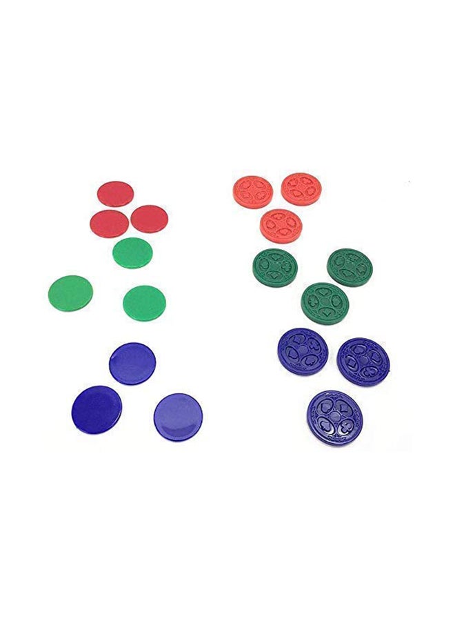 Jax Ltd Inc - Jumbo Sequence Strategy Board Game With Playing Cards And Multicolour Crowning Chips - Image 1