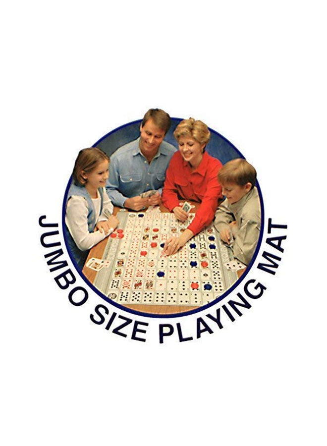 Jax Ltd Inc - Jumbo Sequence Strategy Board Game With Playing Cards And Multicolour Crowning Chips - Image 1