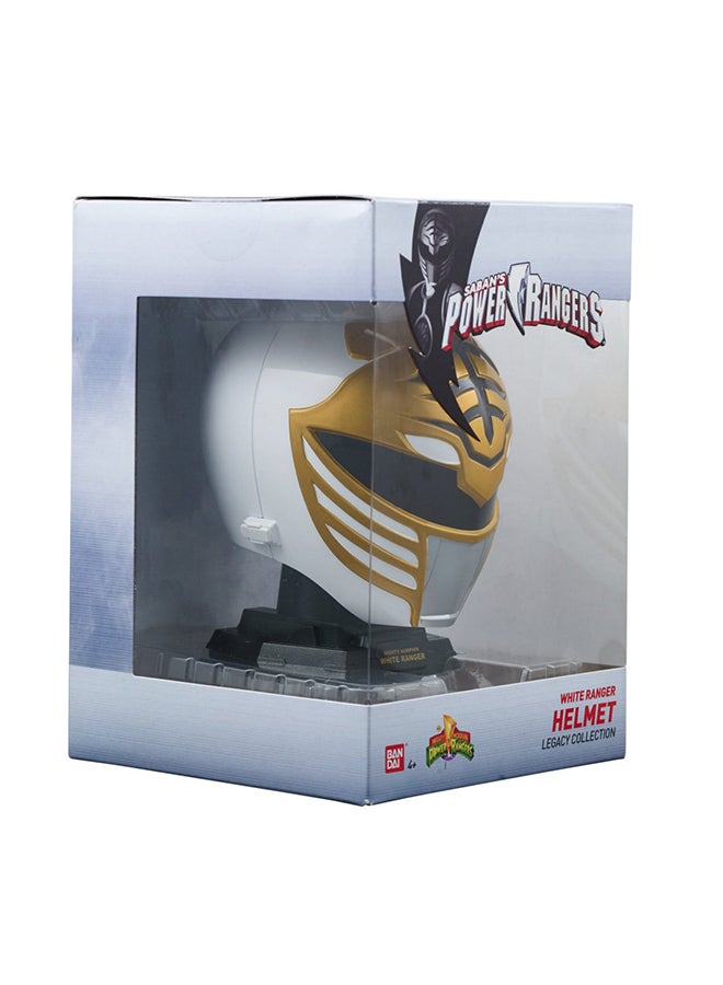 POWER RANGERS - Legacy Mighty Morphin White Ranger Helmet Display Set - Image 1