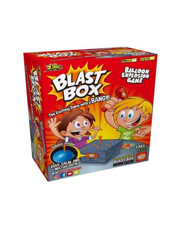blast box - Gimmicks Vivacious Colours Blast Box Tricky Play Toy For Kids Multicolour 20.96x11.43x25.4cm - Image 1
