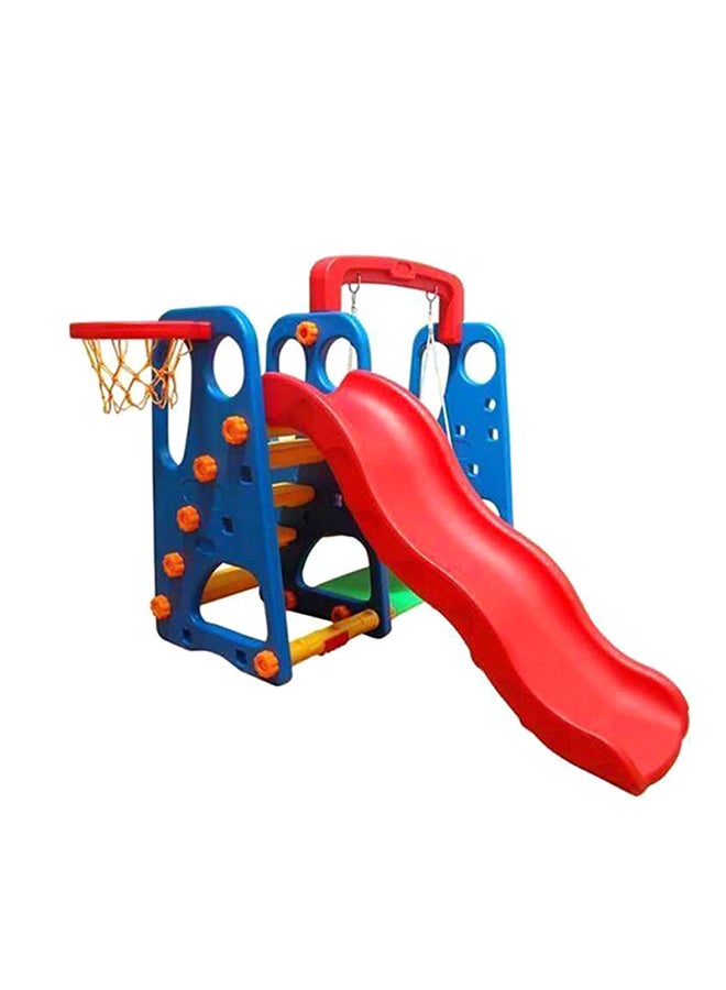RBWTOYS 3-In-1 Swing And Slide Basketball Game 170x170x130cm - Image 1