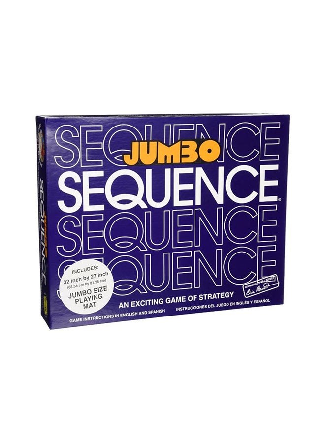 Jax Jumbo Sequence Board Game  - Image 1