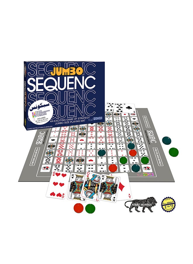 Jumbo Sequence Board Game