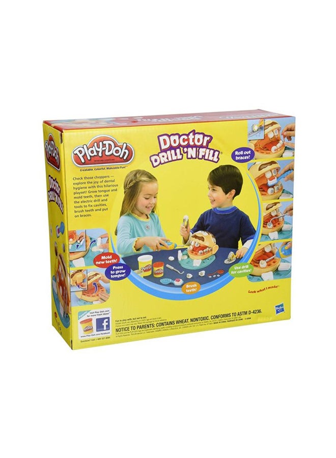Play-Doh - Doctor Drill 'N Fill The Dentist 37366 3.5x10.1x9.1inch - Image 1