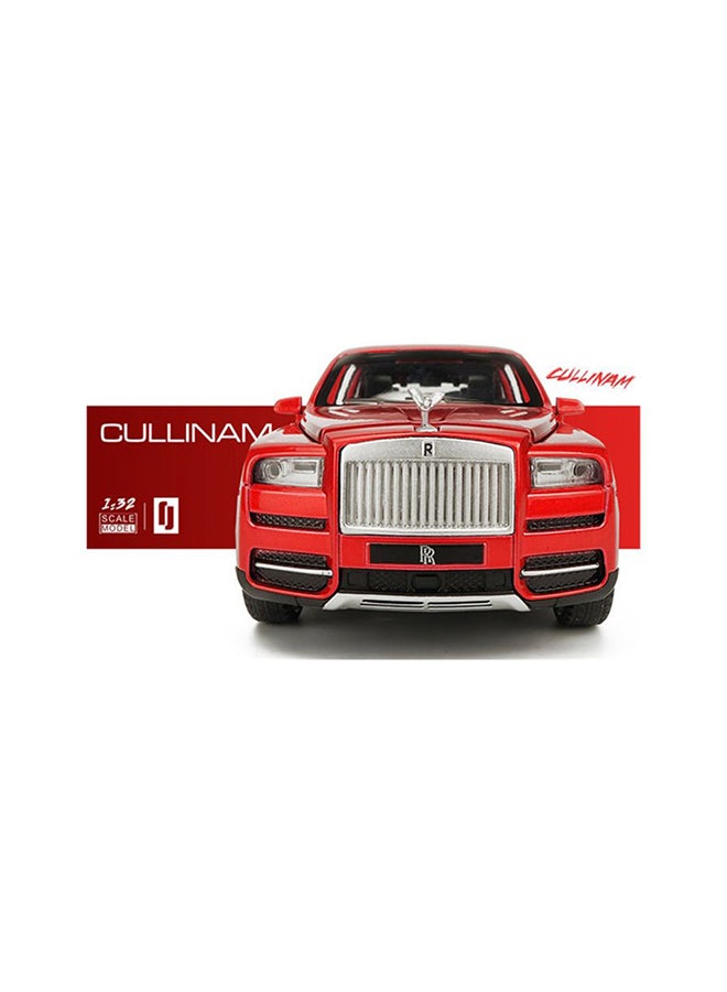 Lishp Rolls Royce Cullinan Alloy Pullback Car MX213 Red - Image 2