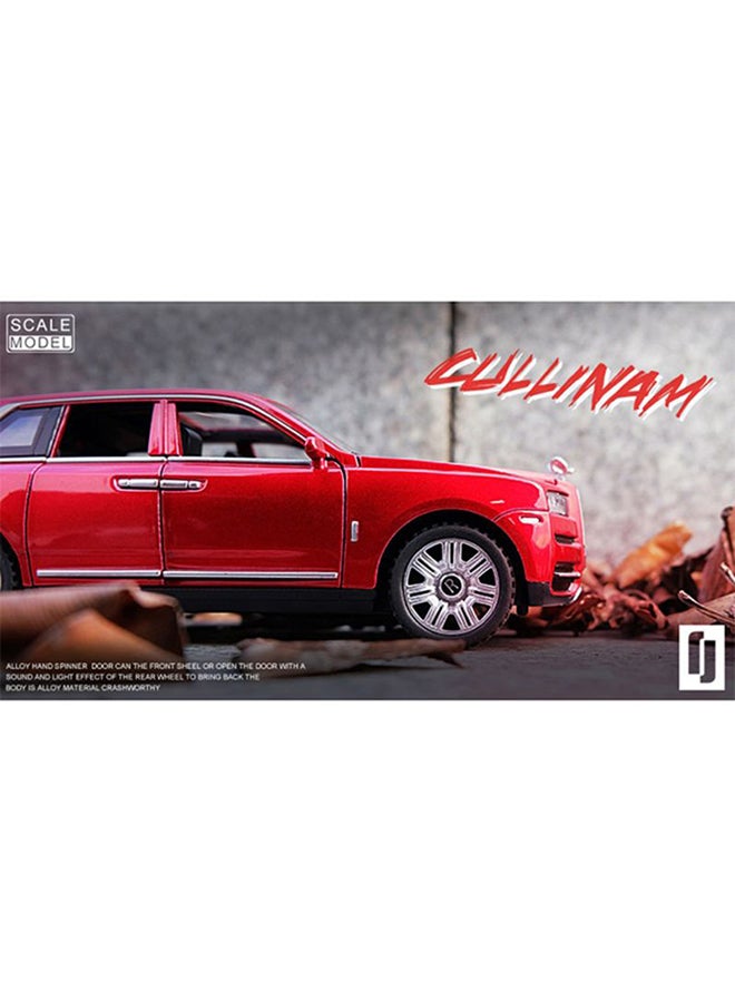 Lishp Rolls Royce Cullinan Alloy Pullback Car MX213 Red - Image 5