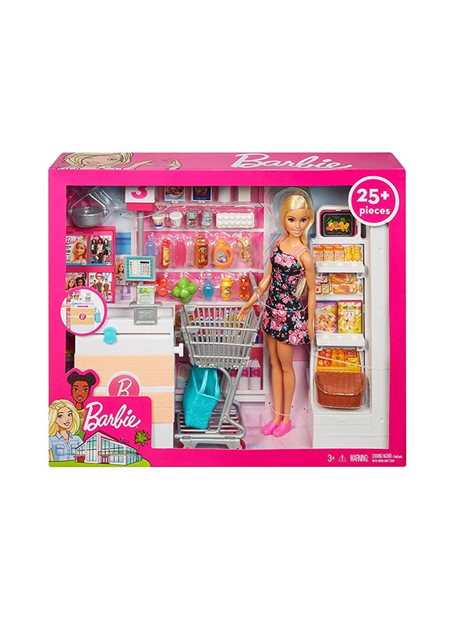 Barbie Super Market Playset 15.5inch 15.5cm - Image 1