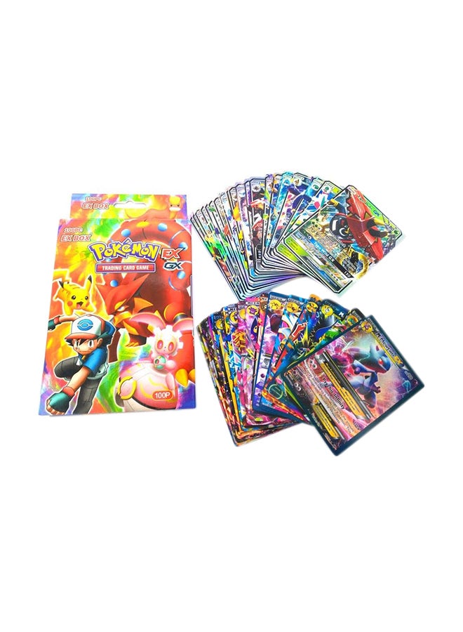 بوكيمون لعبة بطاقات القوة EX GX ميجا ترينر للأطفال من 100 قطعة (2018) ‎2x17.2x10.2سم - Image 1