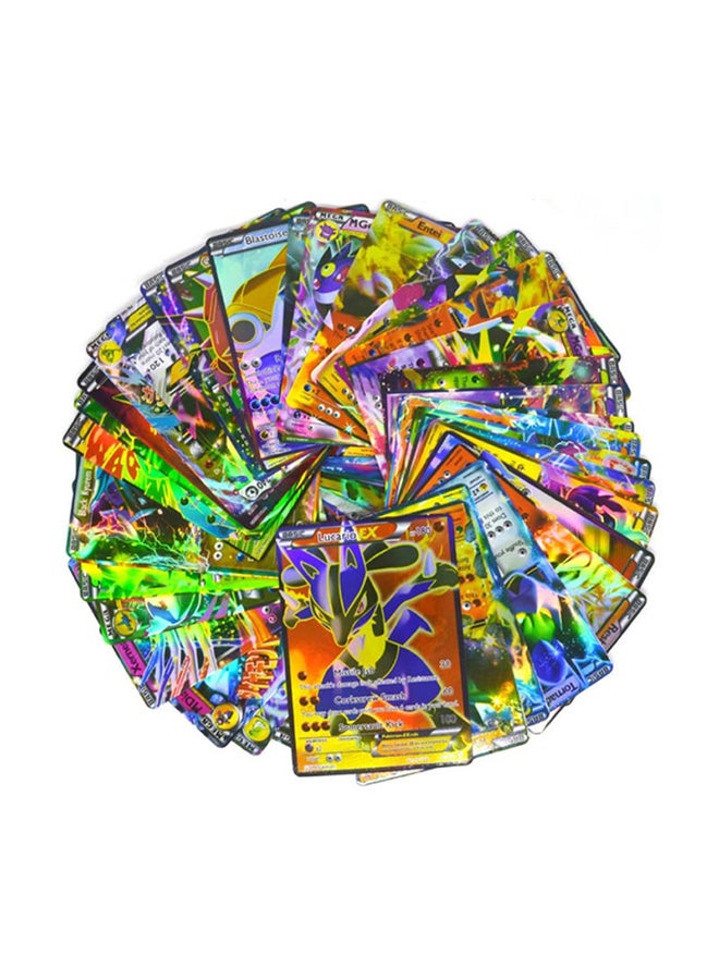بوكيمون لعبة بطاقات القوة EX GX ميجا ترينر للأطفال من 100 قطعة (2018) ‎2x17.2x10.2سم - Image 2