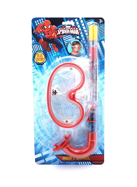 Marvel Spiderman Dive Mask And Snorkel Set 37.01x8.99x18.01cm
