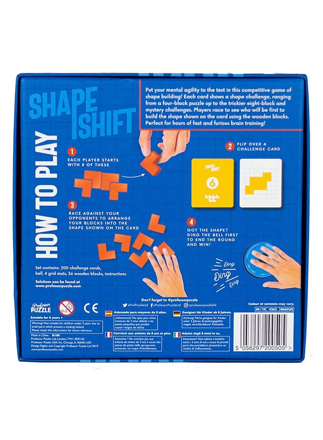 Professor Puzzle - Shape Shift Mental Agility Game BT0665US - Image 1