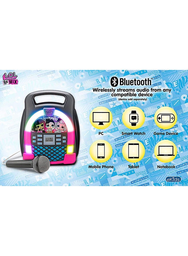 iHome - Lol Surprise Bluetooth Mp3 Sing Along Karaoke Machine 23.2x7.3x18.5cm - Image 1