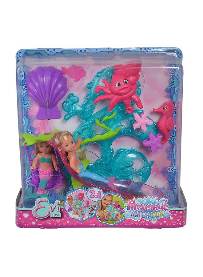 سيمبا لعبة إيفي لاف 2 في 1 مائية وممتعة تتضمن شخصية حورية بحر 11.5x30x30سم - Image 1