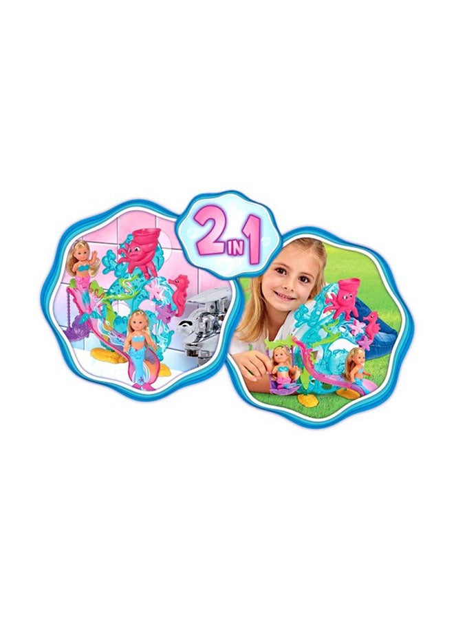 سيمبا لعبة إيفي لاف 2 في 1 مائية وممتعة تتضمن شخصية حورية بحر 11.5x30x30سم - Image 3