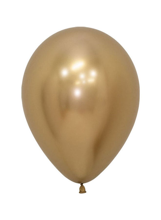 Sempertex 50 Piece Round Chrome Reflex Balloons Set 5inch  - Image 1