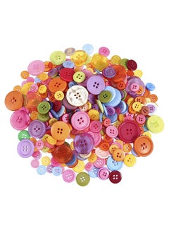 600 Pieces Colourful Resin Buttons For Art Scrapbooking and Diy Crafts 10cm