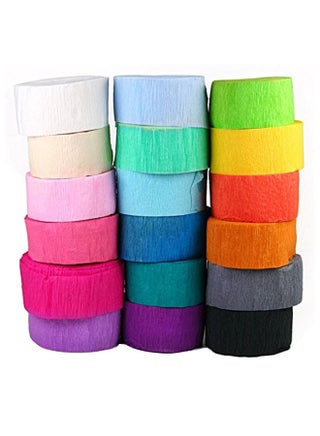 6-Piece Assorted Colour Crepe Paper Roll - v1627659903/N43676810A_1