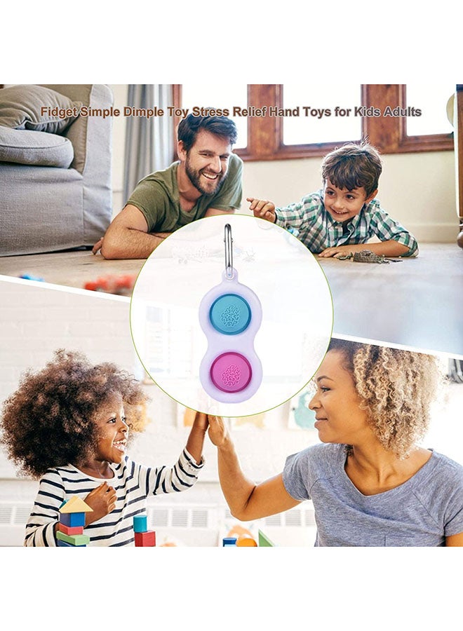 Fat Brain Toys - Simpl Dimpl Baby Toy In Silicone With Comfortable Touch Relieves Stress For Kids And Adults 8.26x3.81x2.54cm - Image 1