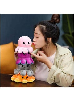 XiuWoo 1-Piece Double Sided Flip Octopus Doll 20cm  - Image 2