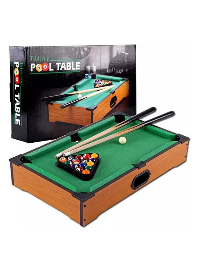 Mini-Pool Billiard Table Game 35x25 35x25cm  - Image 1