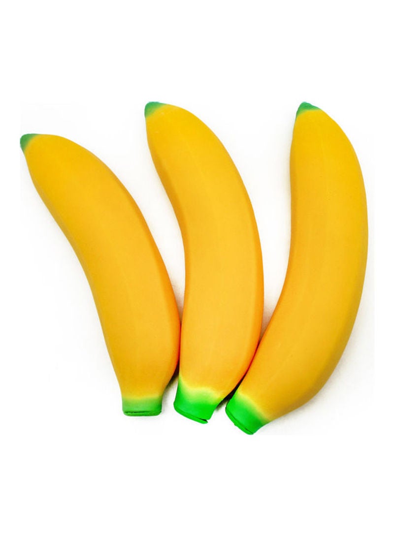 Generic - Non-Toxic Stretchy And Floppy Banana Stress-Relief Squishy Toy For Kids 16x4x3cm - Image 1
