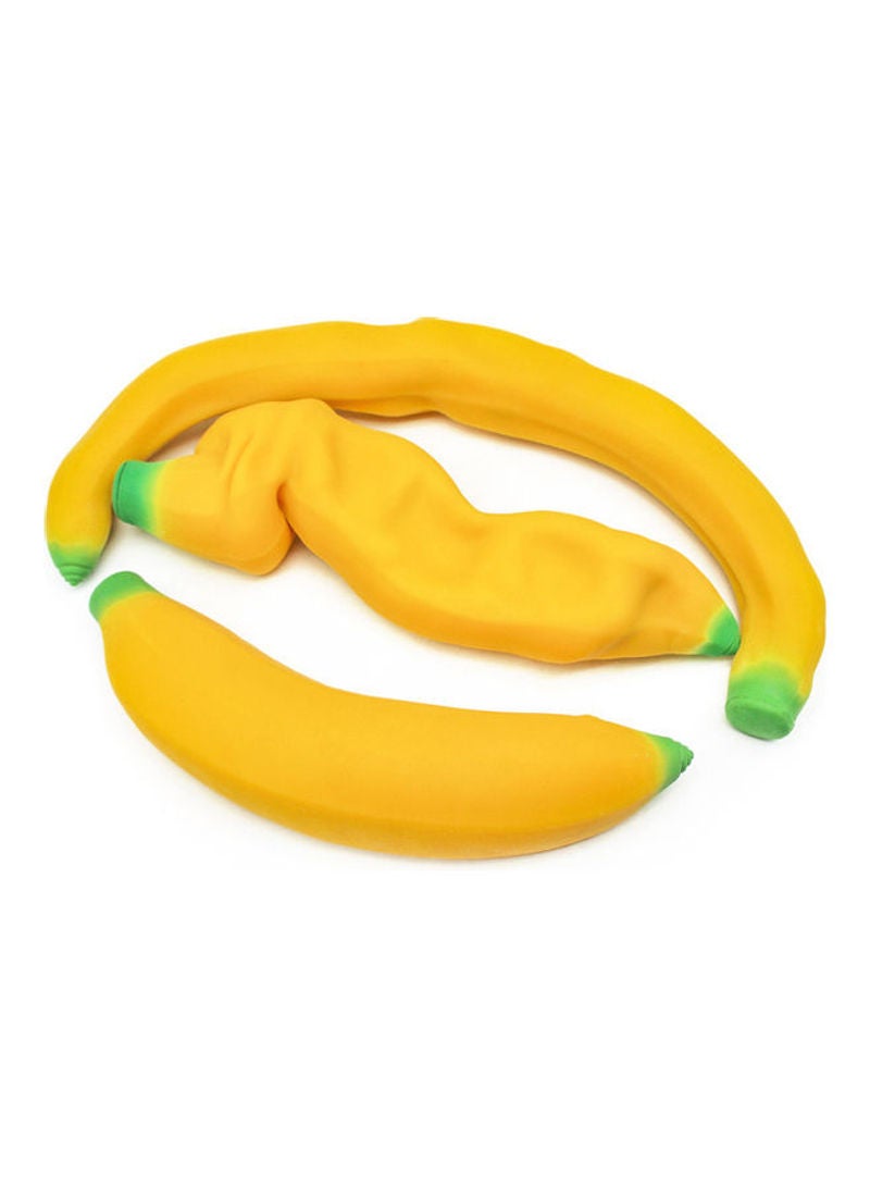 Generic - Non-Toxic Stretchy And Floppy Banana Stress-Relief Squishy Toy For Kids 16x4x3cm - Image 1