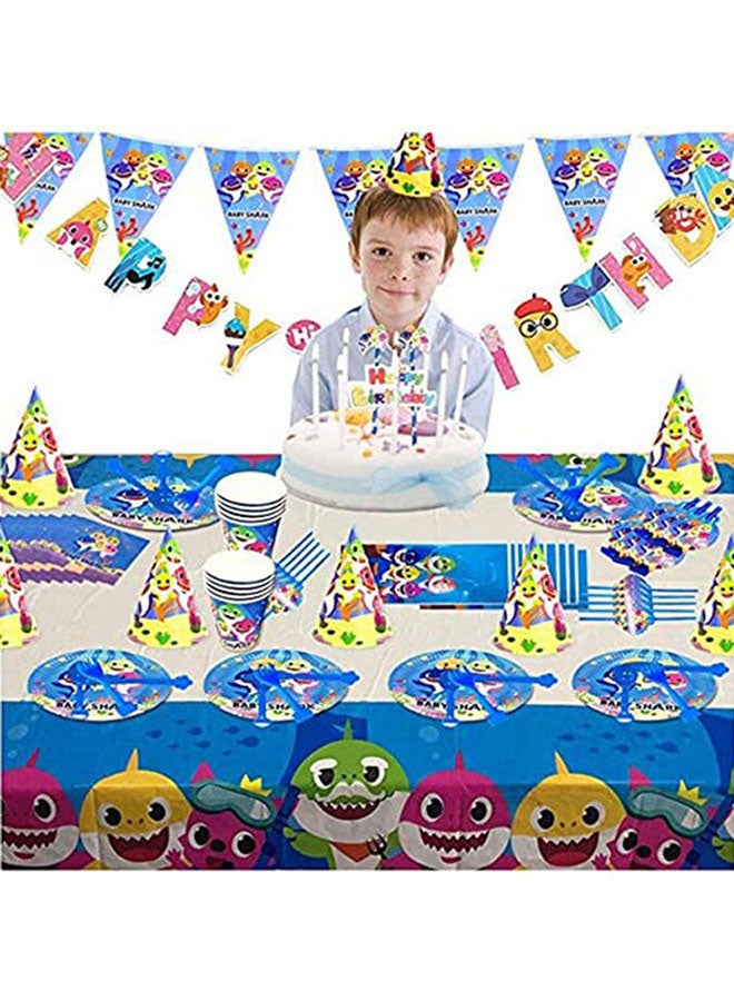 109-Piece Baby Shark Party Supplies Set - Image 2