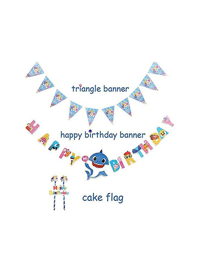 109-Piece Baby Shark Party Supplies Set - Image 4