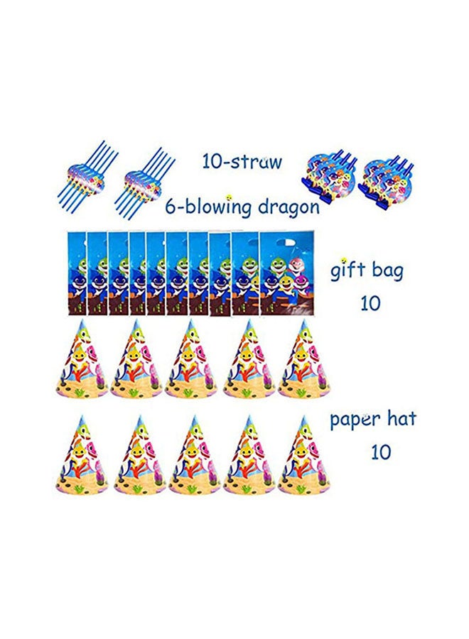 109-Piece Baby Shark Party Supplies Set - Image 5