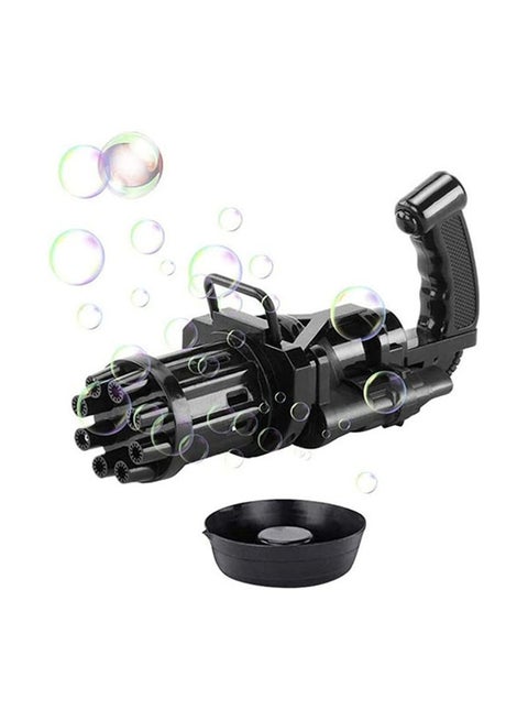 8 Hole Design Portable Non-Toxic Electric Gatling Bubble Maker Machine Gun