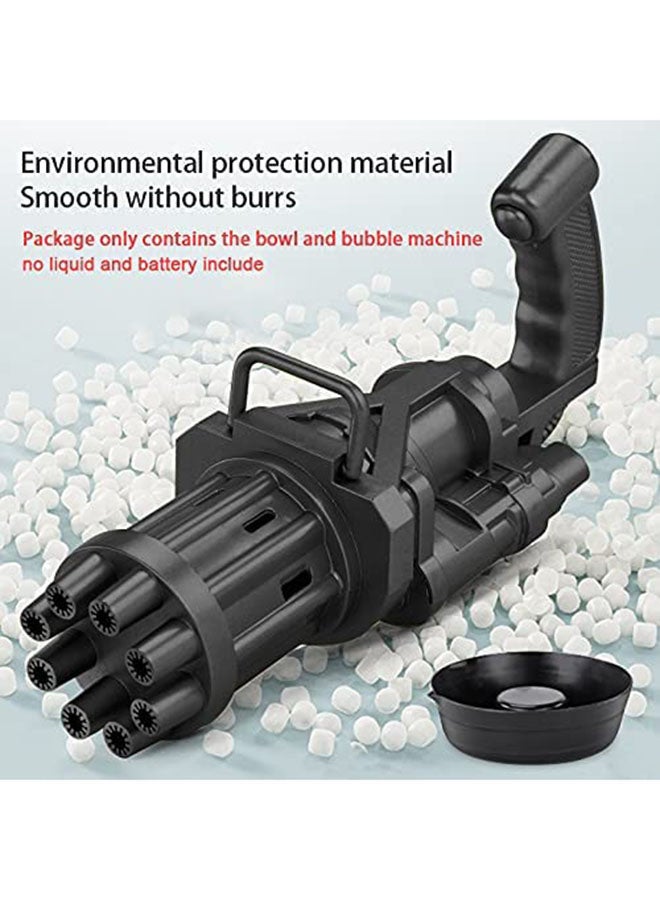 8 Hole Design Portable Non-Toxic Electric Gatling Bubble Maker Machine Gun