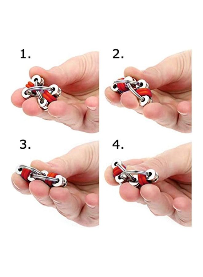 Pack Of 3 Flippy Chain Fidget Cube Toys