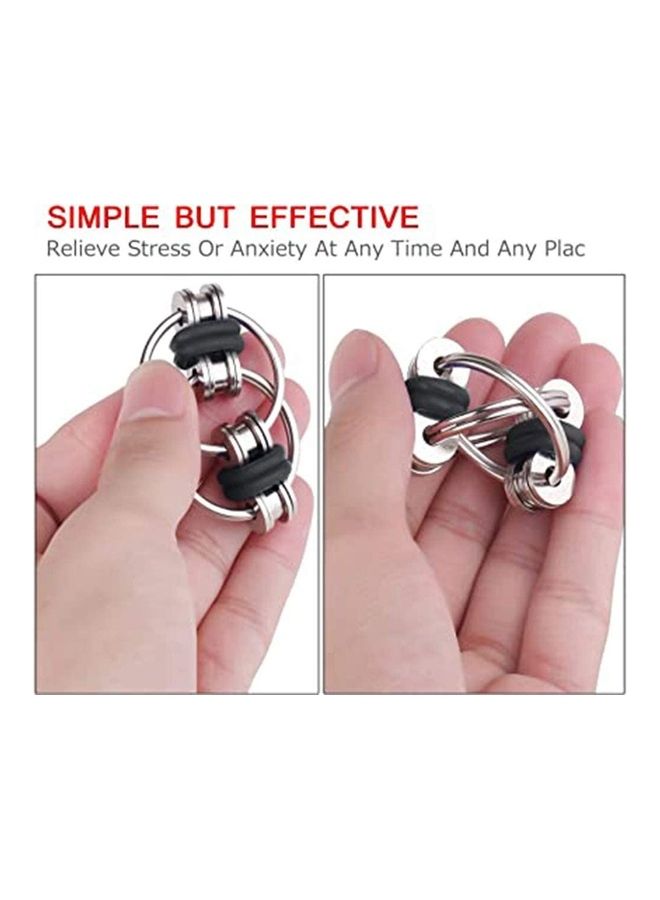 Pack Of 3 Flippy Chain Fidget Cube Toys